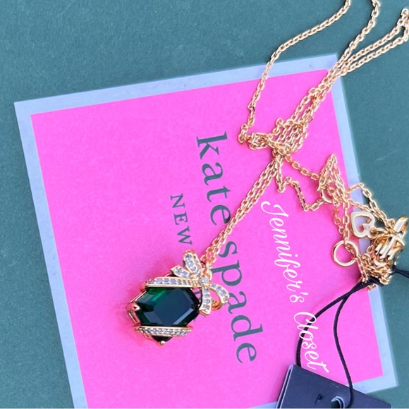 Kate Spade New York Pavé Present Pendant Necklace - Picture 3 of 5
